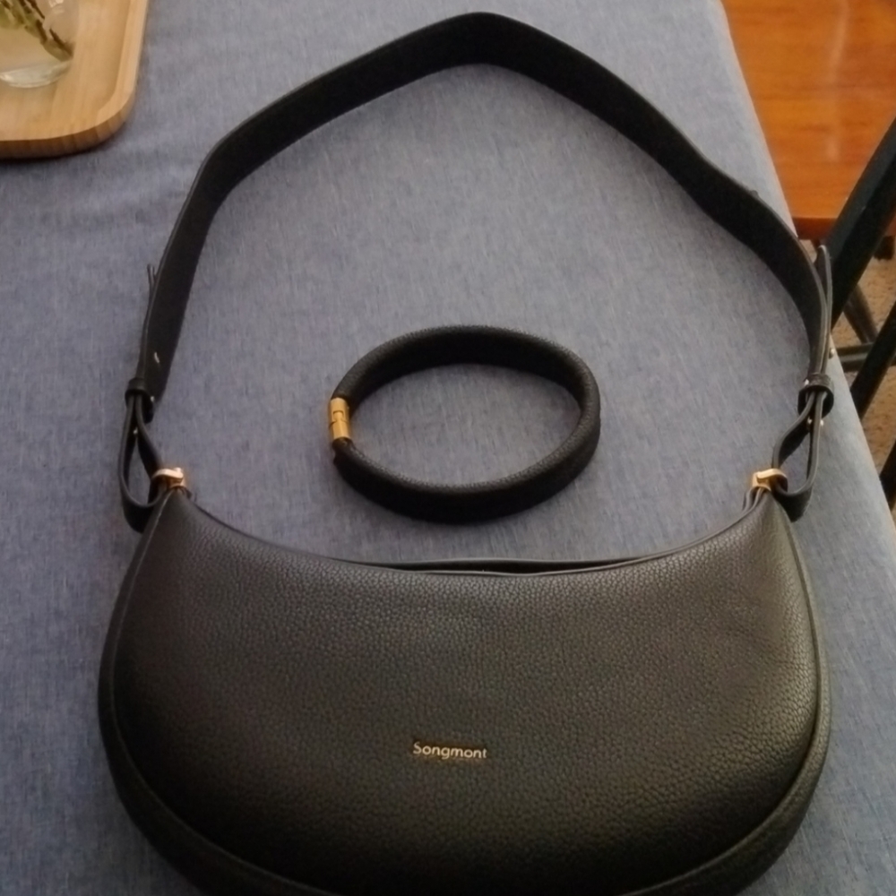 Black crossbody , shoulder, evening 3 way bag.
